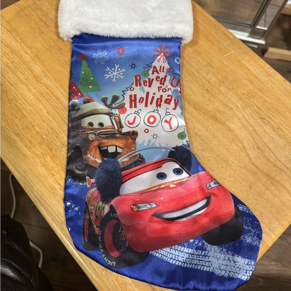 Disney Cars Holiday Stocking - Blue - Picture 1 of 3